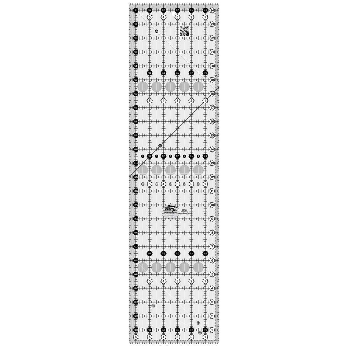 Creative Grids 6-1/2 x 24-1/2 Quilt Ruler